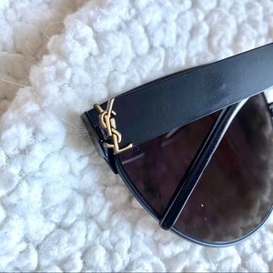 YSL cat eye aviator sunglasses